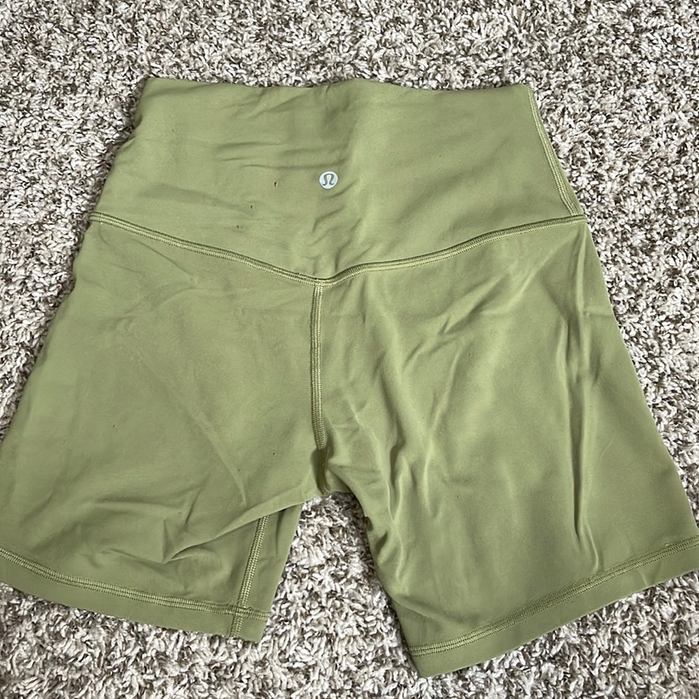 6inch align biker shorts